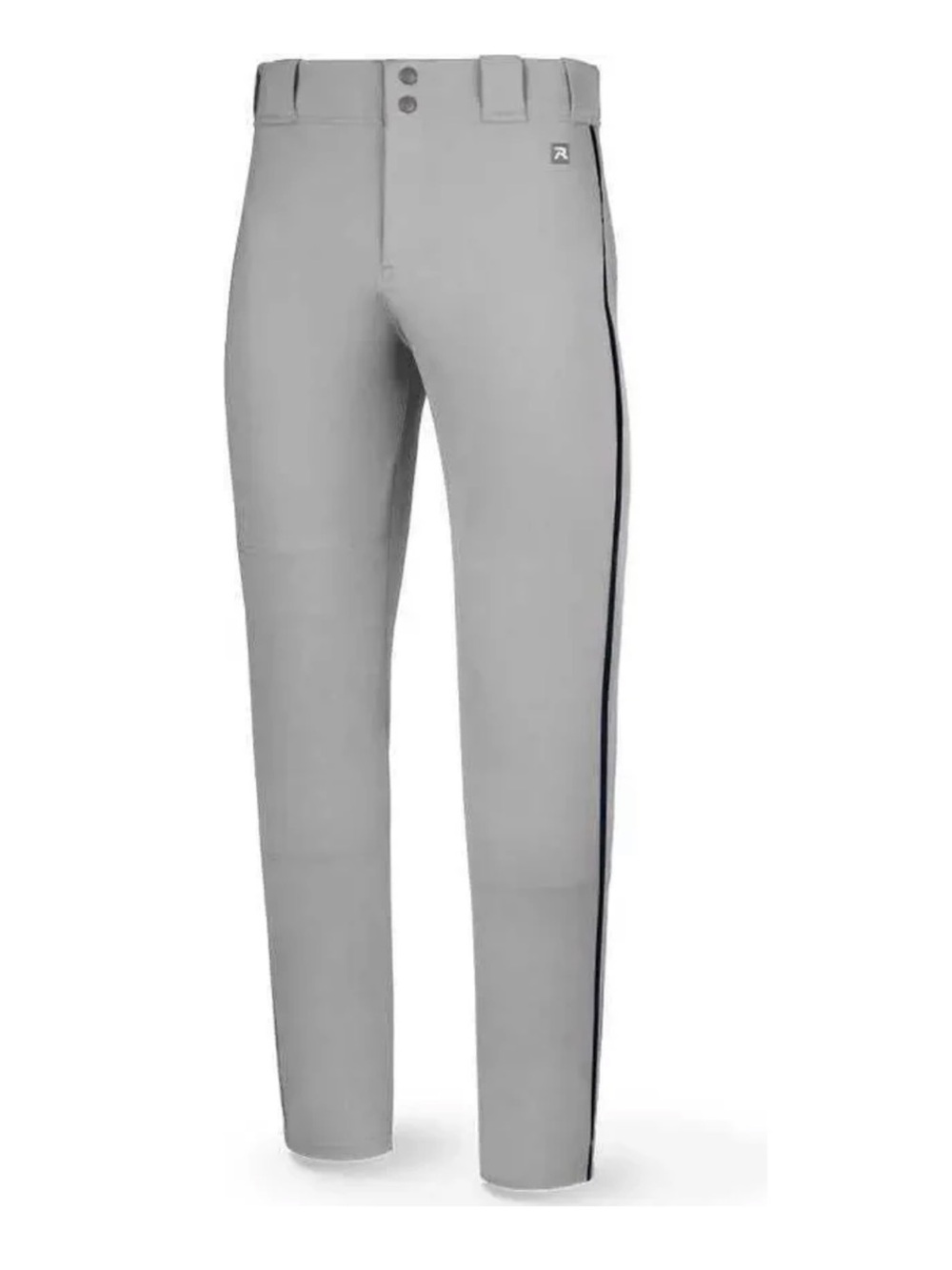 Richardson Baseball Pants Gray with Navy Piping